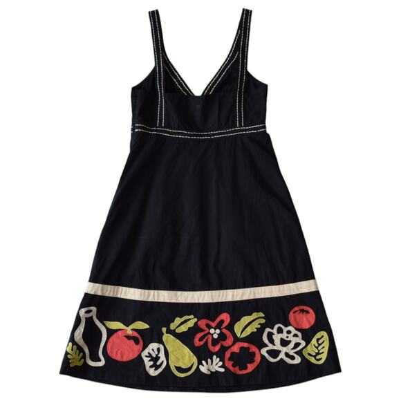 Maeve Black Floral Mini Dress - Picture 6 of 8